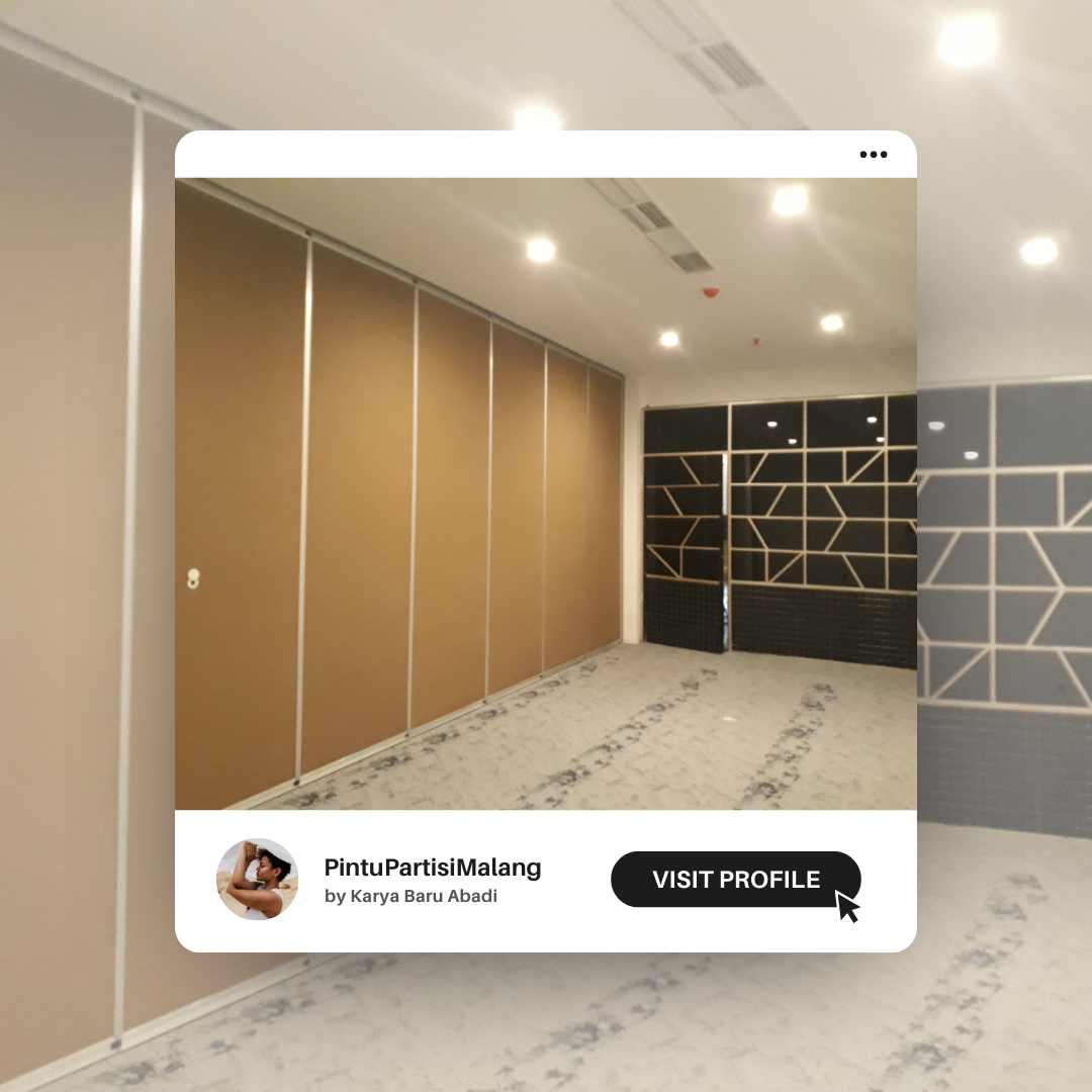 Pintu Partisi: Solusi Penyekat Ruangan Praktis di Malang