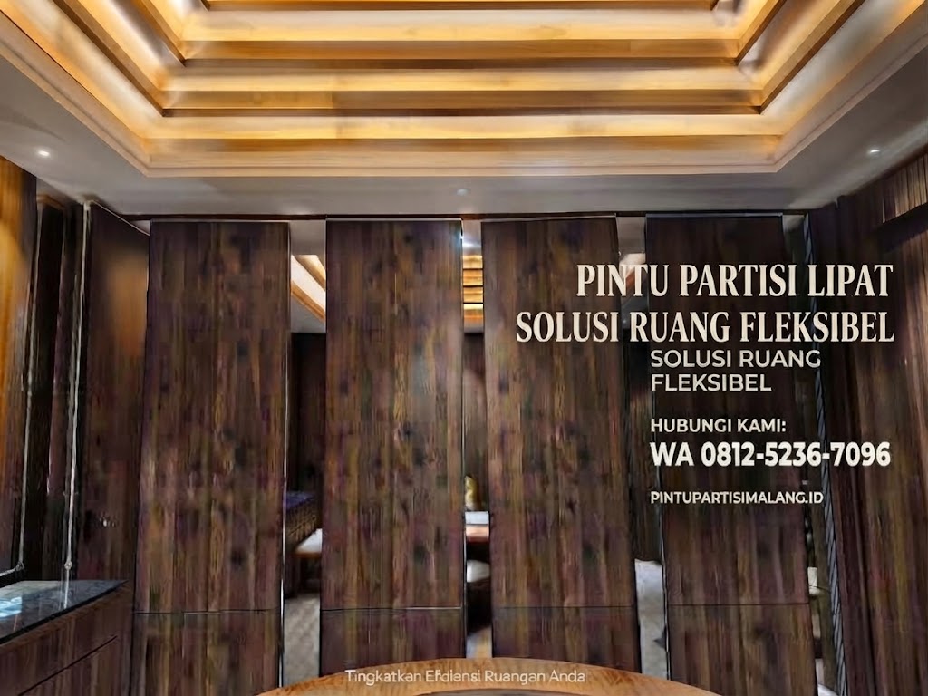 Partisi Lipat Malang Terbaik & Ekonomis | WA 0812-5236-7096